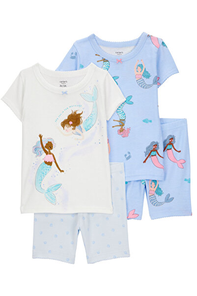 Carter's Little Girl's Pajamas Set 4 Pack