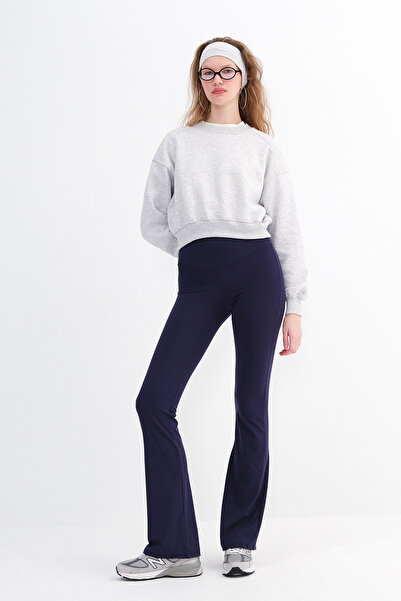 Addax Leggings cu talie înaltă pentru picioare spaniole TYT3540-U8