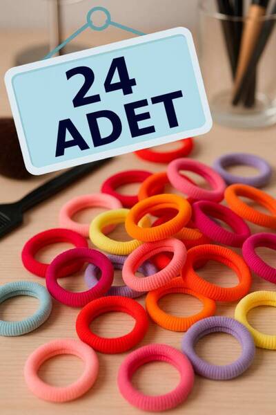 nistabolje Agrafă de păr colorată, 24 bucăți, dimensiune medie, durabilă, fle...