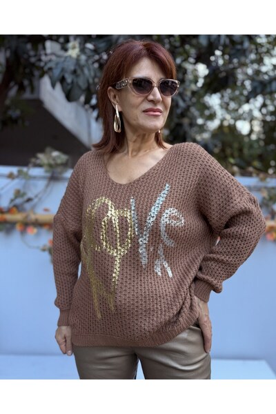 DenizEge Pulover italian Love Camel