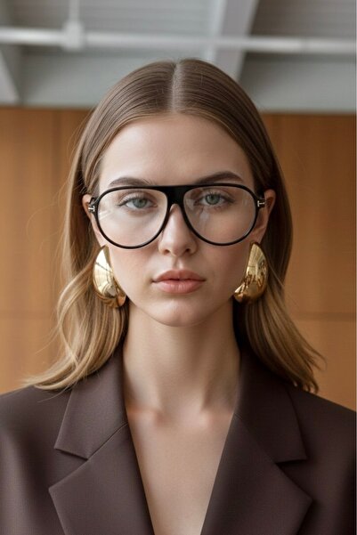 COOLANDBETTER Ren Sepia Air Unisex Pilot Blue Light Protective Transparent Screen Glasses