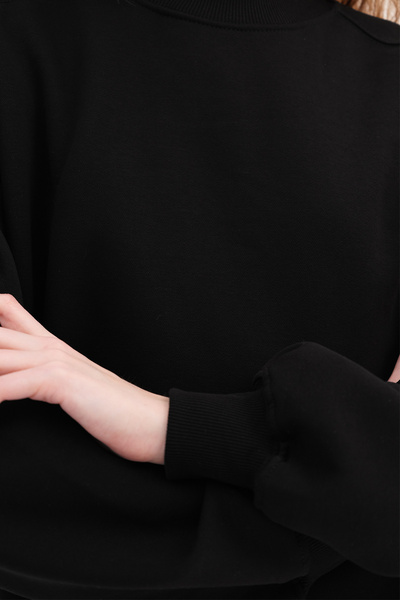 Addax Φούτερ Crew Neck Elevated Basic S3408-k11