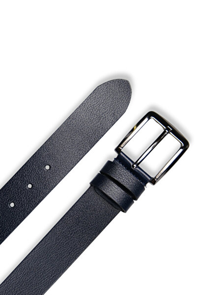 MFT Leather Design Curea din piele naturală - piele de vacă premium - bleumar...