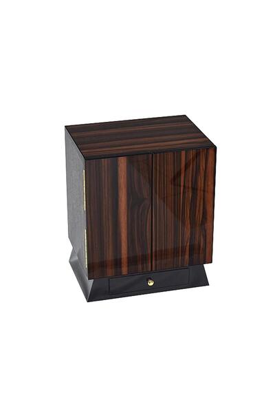 Lubinski Italy 2 Çekmeceli Humidor Puro Kutusu Ceviz 120's