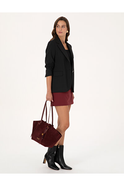 Pierre Cardin Black Slim Fit Jacket 50319423-Vr046