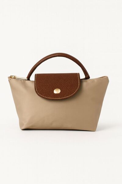 siya den syd Kulplu kapaklı makyaj çantası