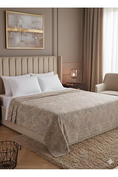 MODALİN Double Printed Pique Bedspread Daisy 200X230 cm