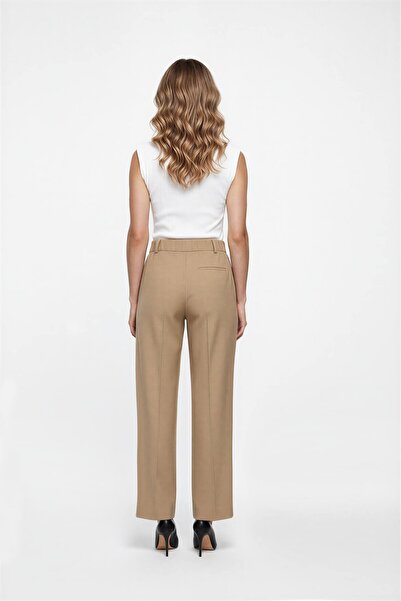 Setre Beige Button Detailed Full Mold Pants
