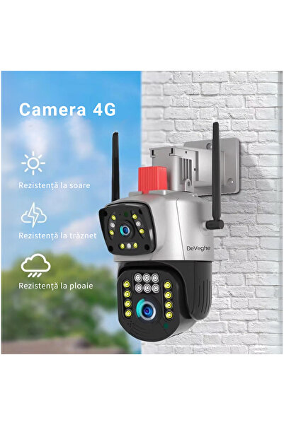 DeVeghe G20 Dual 4G Surveillance Camera 4MP Full HD Outdoor + 32GB Card
