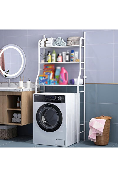 leostar 3-Shelf Bathroom Space Saver Over-The-Toilet & Washing Machine Rack