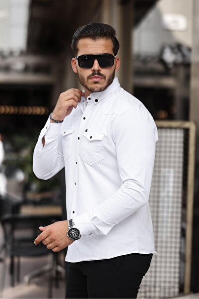 comstar Snap Fastener Double Pocket Winter Shirt