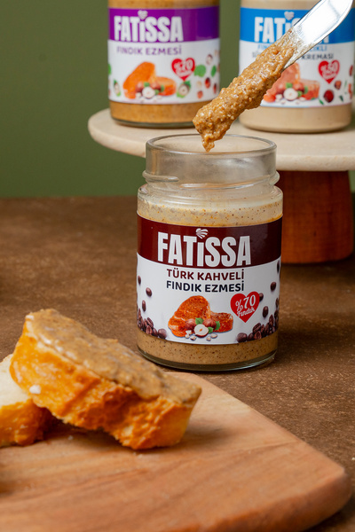 Fatissa Türk Kahveli Fındık Ezmesi %70 Fındık 300 Gr