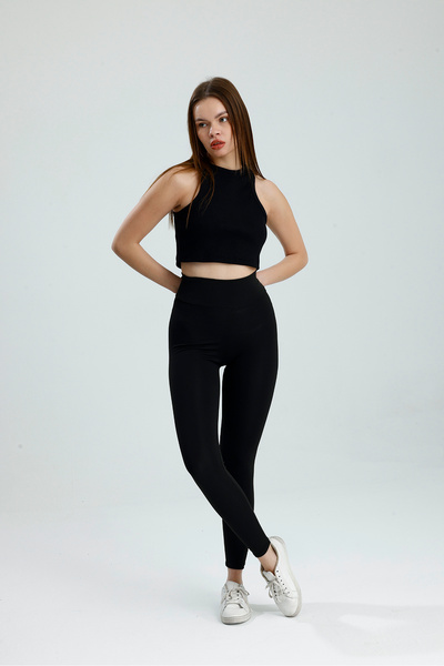 Belinay fashion Kadın Yüksek Bel Toparlayıcı Dalgıç Tayt