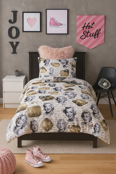 Çeyiz Bahçesi Marilyn Monroe Single Bedspread