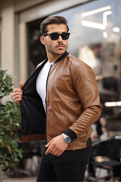 comstar Men's New Season Leather Jacket