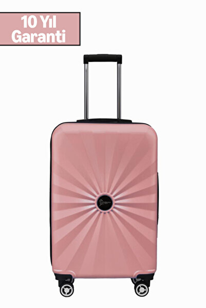 louisiana polo Orta Boy %100 Polikarbon Valiz 4x2 Teker Rose 1809