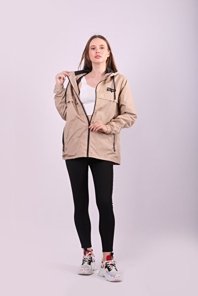 comstar Women's Lined Water Resistant Hooded Raincoat