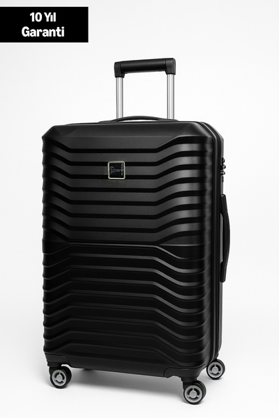 louisiana polo Büyük Boy %100 Polikarbon Valiz Siyah 1819