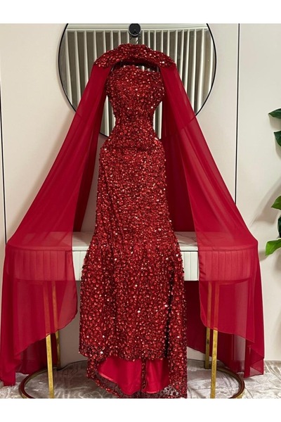 ADORA Evening dress with bead embroidery