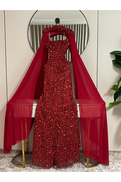 ADORA Evening dress with bead embroidery