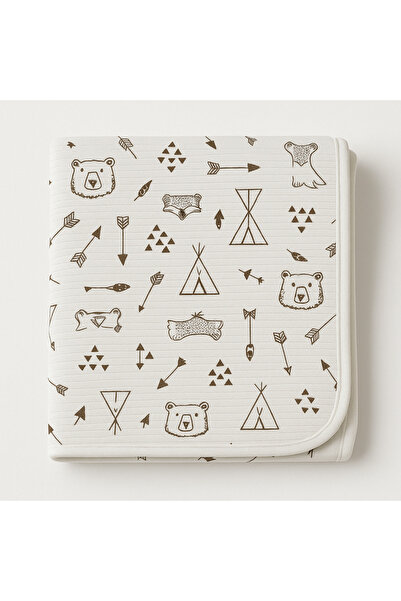 OMY بطانية وقماش تقميط منقوش 100% قطن مقاس 80×80 سم مجموعة للمواليد الجدد وخروج المستشفى