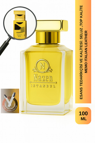 Nazen İstanbul Italian Leather | Vanilya - Misk - Adaçayı - Kasnı Otu | Aroma...