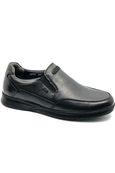 Forelli Weston Genuine Leather Orthopedic Comfort Men's Casual Shoes Black