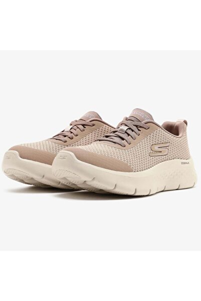 SKECHERS Go Walk Flex Women's Beige/Purple Walking Shoes 125515Tk Tplv