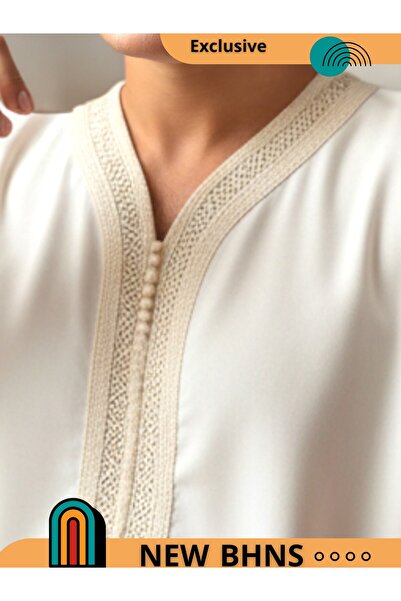 ALFASSIYAH Men's Shirt, Nightgown, Moroccan Thobe, Comfort Luxury Men's Gifts House Dress Comfort Moroccan Shirt, Men's Thobe Seven