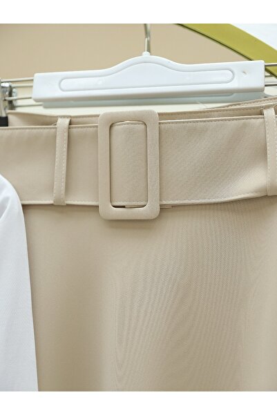 Modamorfo Бежевий жилет з ґудзиками та підкладкою