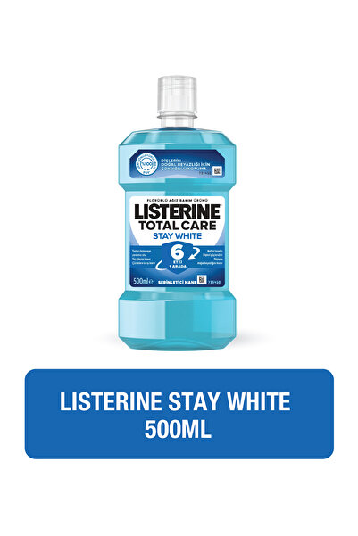 Listerine Stay White Ağız Bakım Suyu 500ml