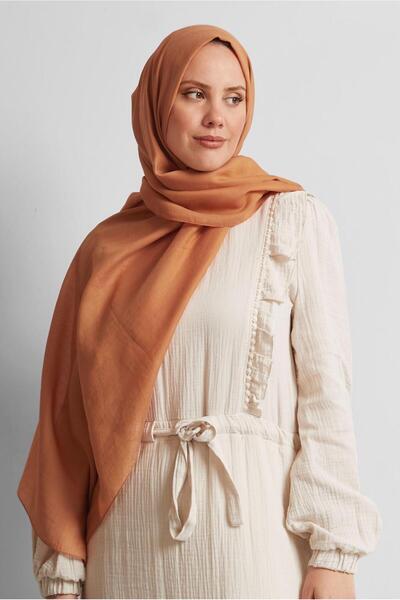 Alvina Shawl - Orange - Plain
