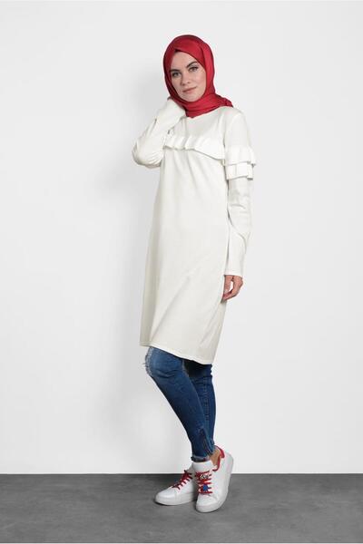 Alvina 40003 Модель Фірфір Детальна трикотажна туніка