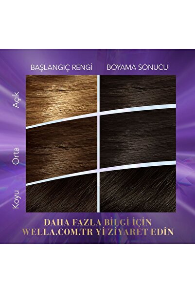 Wella Koleston Supreme Kit Saç Boyası 4/1 Gizemli Küllü Kumral