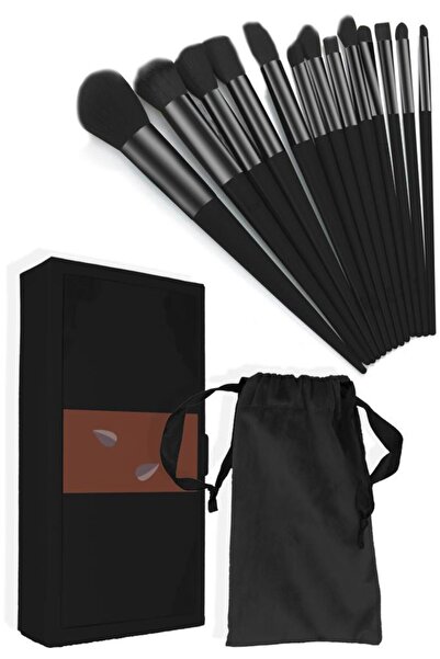 MUJGAN Set special de perii negre - Fix 13 piese