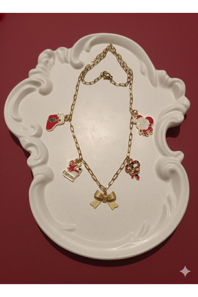 Grace Time YENİ YIL ÇELİK ZİNCİR FİYONKLU CHARM KOLYE