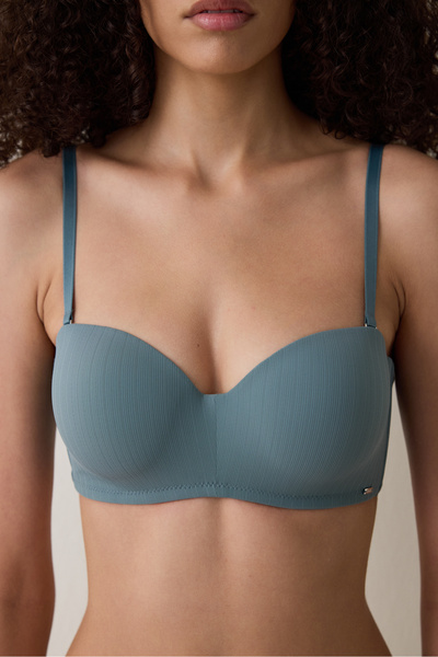 Penti Dark Gray Lotus Essentials Underwire Strapless Push up Bra