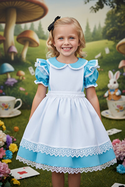 zühre balaban костюм Аліси Аліса в Країні Чудес Костюм для дівчинки Сукня Кос...