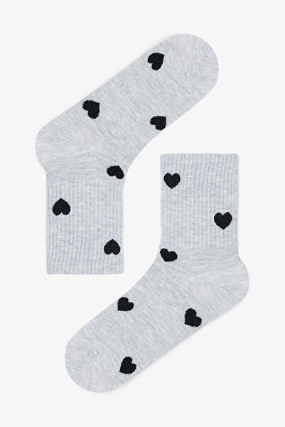 Penti 5 Pairs of Cotton Heart Patterned Tennis Socks