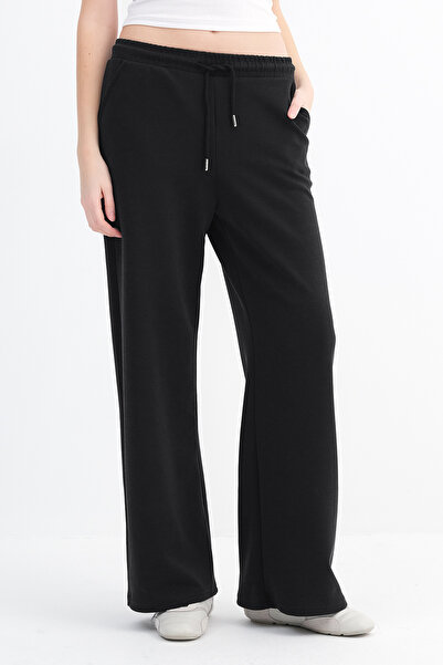 Addax Wide Leg Modal Tracksuit Eşf12170