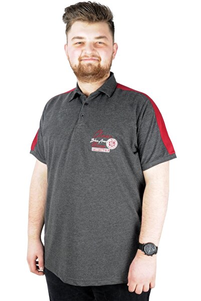 ModeXL Mode Xl Men's T Shirt Polo Ocean 22317 Antramelange