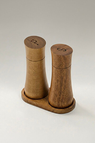 Yazz Atelier وعاء ملح أكاسيا وفلفل