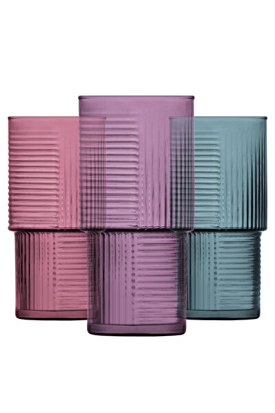 LAV Helen 3'lü Meşrubat Bardağı