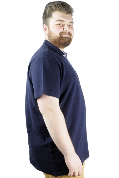 ModeXL Mode Xl Men's T Shirt Polo Skull 22304 Navy Blue