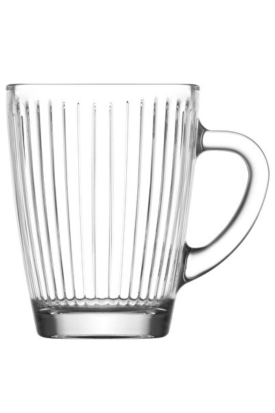 LAV Hestia Cam Fincan 6 Kişilik 250 ml Kulplu (Kahve/Çay Bardağı)