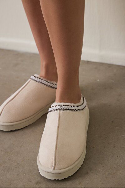 Penti Gardenya Hannah Embroidered Detailed House Slippers