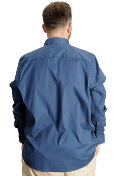 ModeXL Cămașă pentru bărbați de mărime mare Mode Xl cu buzunar Oxford 20366 Parlament