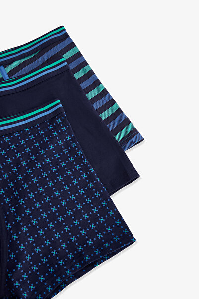 Penti Ανδρικά ριγέ βιολογικά μποξεράκια 3 τεμαχίων