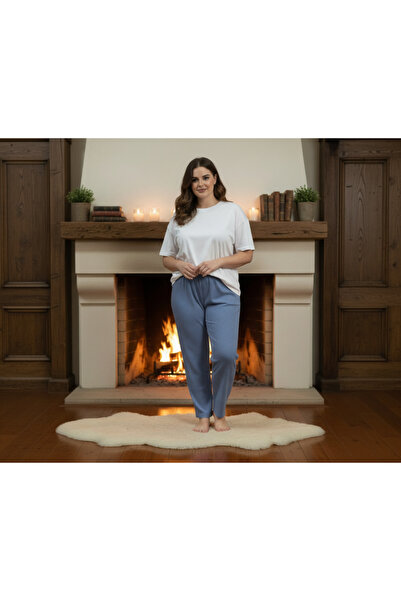 chiara grazia Pachet de 2 pantaloni de pijama din bumbac