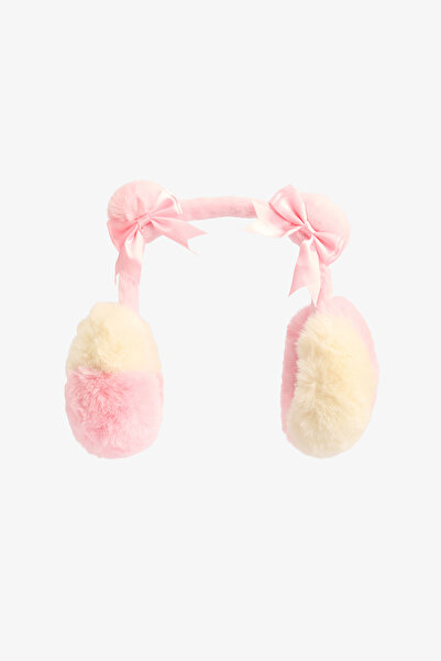 Penti Pink Girl's Candy Soft Textured Headphones